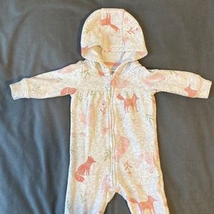 Carter’s Woodland Creatures One Piece Zip Up